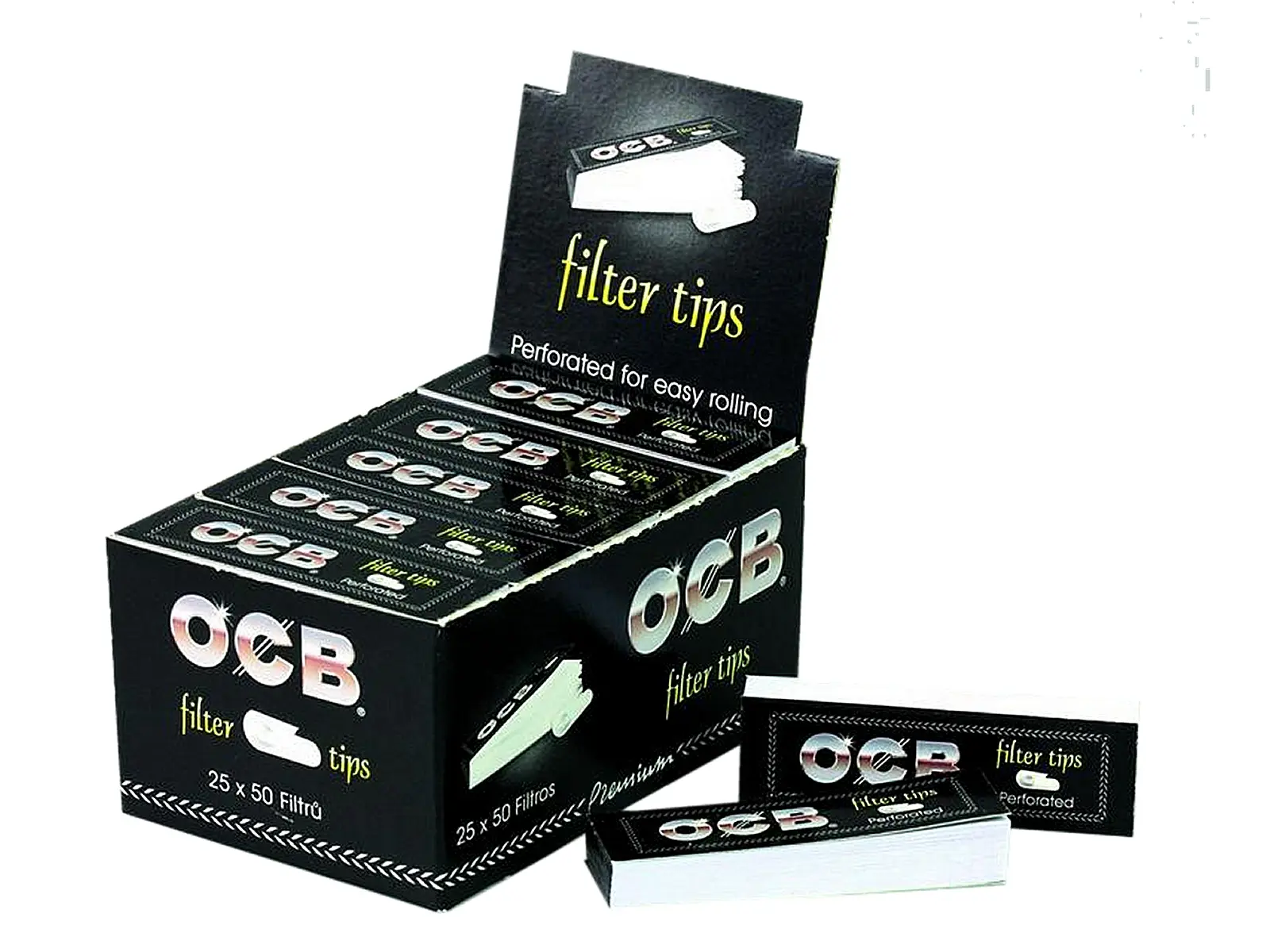 OCB Filter- Tips, 25 Hefte x 50 Blatt